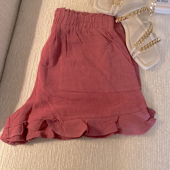 💕 Dk Mauve Shorts Size Med - Picture 3 of 8